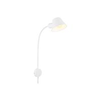 Applique Nordico Brello Metallo Bianco Opaco 1 Luce E27 [EEK: A++]