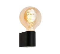 Applique Nordico Flamo Plastica Nero 1 Luce E27 [EEK: A++]