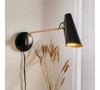 Applique Northern Birdy Swing, nero/ottone Northern