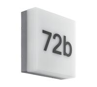 Applique Numero Civico Esterna Cornale Policarbonato Grigio E Bianco Led [EEK: A++]