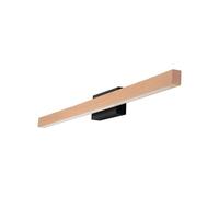 APPLIQUE ONLI "DORA" METALLO E LEGNO LED, 80X5,6X8 CM