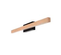 APPLIQUE ONLI "DORA" METALLO E LEGNO LED 80X5,6X8 CM