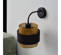 Applique OSRAM Decor Hornet, a 1 luce, nero/oro, E27 Osram