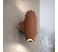 Applique Ovale Bidirezionale IP65 GU10 per esterni Grande - Corten