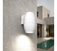 Applique Ovale Monodirezionale IP65 GU10 per esterni - Bianca