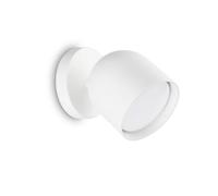 Applique Da Parete Contemporaneo Dodo Metallo Bianco 1 Luce Gx53 15W 3000K Ip20