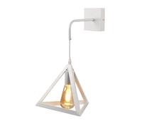Applique parete pendente a forma triangolare 3D stile minimal portalampada E27