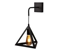 Applique parete pendente a forma triangolare 3D stile minimal portalampada E27