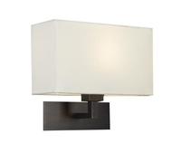 Applique Park Lane Grande in Bronzo e Bianco