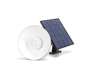 Applique pendente Led da soffitto 4W Nero con pannello solare e sensore crepuscolare IP65 Dimmerabile temperatura colore regolabile con telecomando Ai