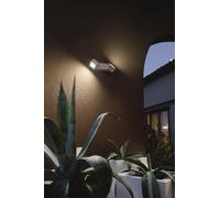 APPLIQUE PER ESTERNI A LED IN ALLUMINIO ARGENTO AP.STEVE-2-SILVER