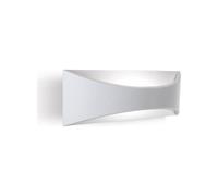 Applique Da Esterno Moderna Moon Alluminio E Termoplastica Bianco Led 12W 4000K