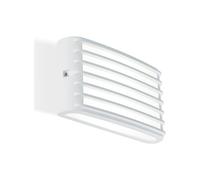 Applique in alluminio pressofuso GRID APPLIQUE Dimensioni 22x6,9xh10,8 cm GABBIA 10W LED 3000K colore BIANCO BIANCO