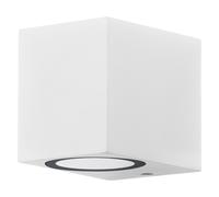 OSRAM ENDURA Classic Square Down applique da esterno, colore bianco, attacco GU10 (max 35W), compatibile con lampada normale o smart, tipo down, grado di protezione IP44