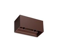 Applique Per Esterno Atom LED 25W Luce Calda Coffee IP54 Ideal Lux