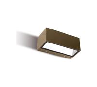 Applique Per Esterno Ed Interno In Alluminio Marrone Led 12 W 360 Lm 3000K