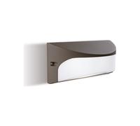Applique Per Esterno In Alluminio Marrone Led 10 W 700 Lm 3000K Dome