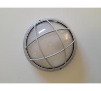 Applique Per Esterno In alluminio Metallo grigio Tondo Tartaruga 1 Luce Perenz