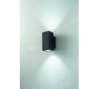 APPLIQUE PER ESTERNO LED NEVADA NERO AP.NEVADA-2-NERO A DOPPIA EMISSIONE
