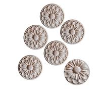 Applique per mobili in legno naturale onlay decalcomanie intaglio fatte a mano (