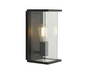 Applique Piccadilly Alluminio Grigio Policarbonato Trasparente 1 Luce E27