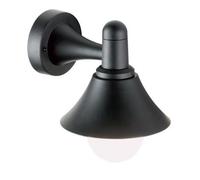 Applique Piccola in Basso da Esterno E27 in Termoplastico Sovil Nero