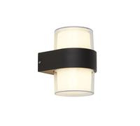 Applique Pittsburgh Alluminio Bianco Policarbonato Nero Led 7,09W 3000K