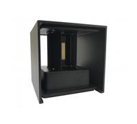 APPLIQUE PLAFONIERA CUBO LED 12W FARO FARETTO LAMPADA DA PARETE MURO DOPPIA LUCE [EEK: A++]