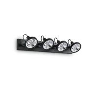 LAMPADA DA SOFFITTO GLIM PL4 NERO