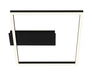 Applique/Plafoniera LED 1400 lm bianco caldo 32x30 cm nero Nero