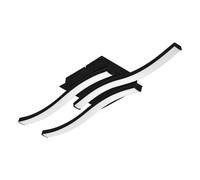 Applique/Plafoniera LED Cabezas-E 1460 lm bianco neutro 7,5x43,5 cm nero Nero