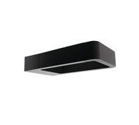 APPLIQUE PLAFONIERA LED HD COLORE NERO LUCE 3000K INSTALLAZIONE A PARETE MURO