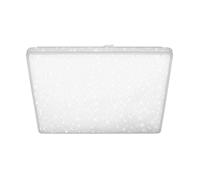 Applique/Plafoniera LED Lino 2800 lm bianco neutro 37x37 cm Cromo