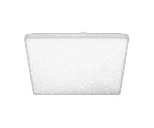 Applique/Plafoniera LED Lino 2800 lm bianco neutro 37x37 cm Cromo
