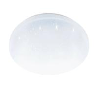 Applique/Plafoniera LED Pogliola-E 1250 lm bianco neutro Ø 26 x 5,5 cm cristallo Bianco
