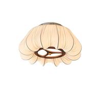 Applique, Plafoniera Moderna a Filo/Lampada a Sospensione,Pada da Soffitto a Led Rotonda da 15,7 Pollici a Basso Profilo con Paralume in Tessuto, Illuminazia Soffitto a Risparmio Energetico da 24 Wr C