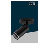 APPLIQUE PLAFONIERA ORIENTABILE DA SOFFITTO PARETE 1 DIFFUSORE LAMPADA GU10 TS-1