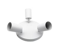 Applique portafaretto GU10 a parete soffitto 3 posti 360 gradi rotondo