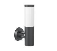 Applique PORU per esterni in acciaio inox antracite incl. lampada E27 bianco [EEK: E]