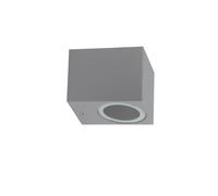 Applique Quadrata Monodirezionale IP65 - GU10 Grigio