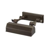 Applique Quadri E Specchi Contemporanea Chawton Acciaio Bronzo Scuro 1 Luce E14