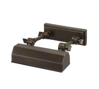 Applique Quadri E Specchi Contemporanea Chawton Acciaio Bronzo Scuro 1 Luce E14 [EEK: A++]