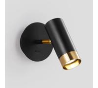 Applique Regolabile con Interruttore Lampada da Comodino 350°+90° | Lampada da Lettura Girevole A Parete per Camera da Letto Testiera Del Letto Soggiorno Hotel Illuminazione A Parete Lampade D
