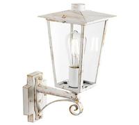 Applique Lato Alto Contemporanea Ribot Alluminio Bianco E Oro 1 Luce E27