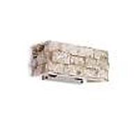 Applique Rustica-Country Carrara Alabastro 2 Luci G9 3W 3000K Luce Calda