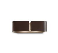 Applique Rustica-Country Clip Metallo Corten 2 Luci E27