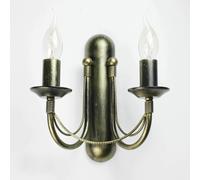 Applique Rustico 2xE14 Fino A 60W Lampada Da Parete Interna Stile Country