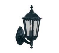 Applique Rustico-Country Alex Alluminio Nero 1 Luce E27