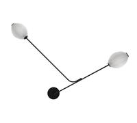 Applique Satellite Cablato , Crema Bianco Semi- Opaco