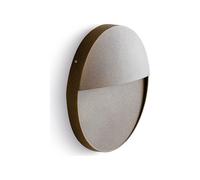 Applique Segnapasso In Alluminio Marrone Led 3W 123 Lm 3000K Piccola Geo Round